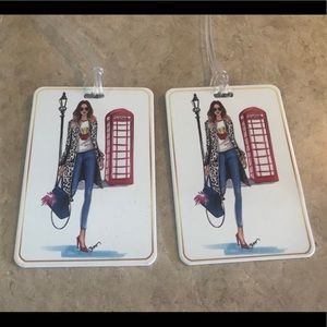 Set of 2 Unique and Stylish travel tags
